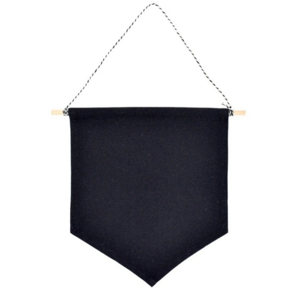 Blank Cotton Hanging Pennant Banner ✴ - Picture 8 of 8